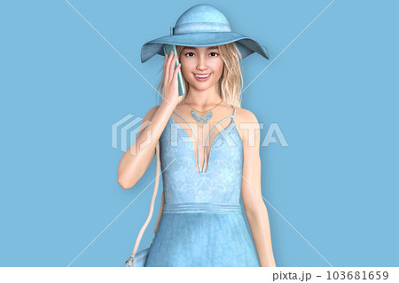 笑顔の素敵な可愛い女性 103681659