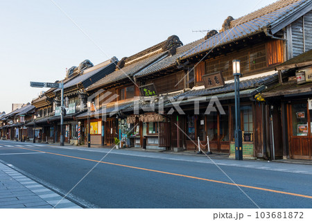 小江戸川越 蔵造りの町並み 小江戸川越 蔵造りの町並み 103681872
