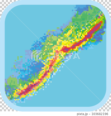 Linear rain zone illustration_icon Linear rain zone illustration_icon 103682196