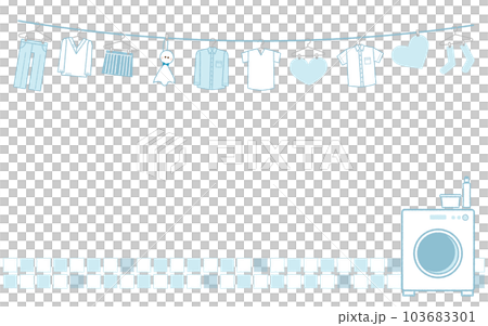 洗衣洗衣房插圖素材 103683301