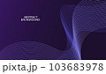 Modern purple gradient flowing wave lines with background. 103683978