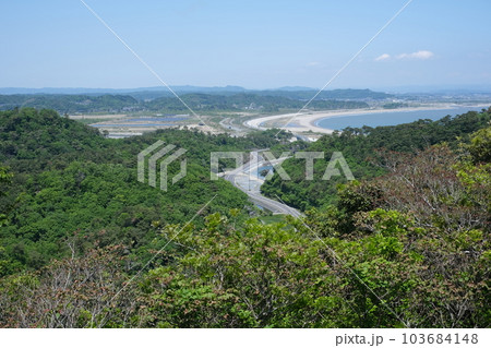 大高森展望台から眺めた松島湾の景色 大高森展望台から眺めた松島湾の景色 103684148