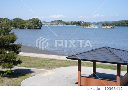 松島海岸波打浜公園の景色 103684194
