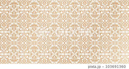 vector illustration seamless damask wallpaper pattern. Vintage element background for screen printing, paper craft printable design, wedding invitation cover, stationery, Presentation graphic material vector illustration seamless damask wallpaper pattern. Vintage element background for screen printing, paper craft printable design, wedding invitation cover, stationery, Presentation graphic material 103691360