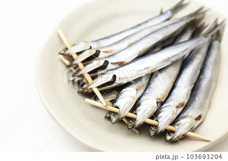 めざし　白バック 103693204