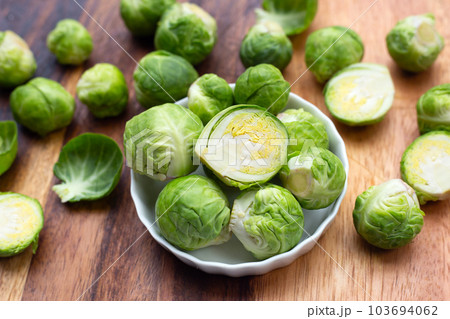 Fresh brussels sprouts. Organic vegetables Fresh brussels sprouts. Organic vegetables 103694062