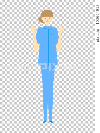 看護師_医療、人物セット_medical care_variation 看護師_医療、人物セット_medical care_variation 103694918