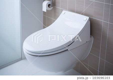 戸建住宅のトイレのイメージ「AI生成画像」 103696103