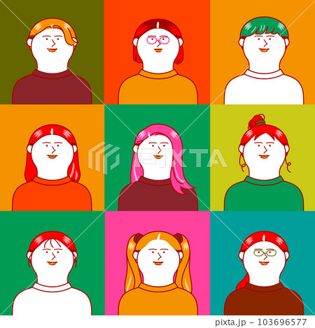 女性の上半身セット 103696577