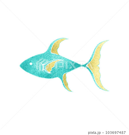 メルヘンな魚(単品)/主線なし メルヘンな魚(単品)/主線なし 103697487