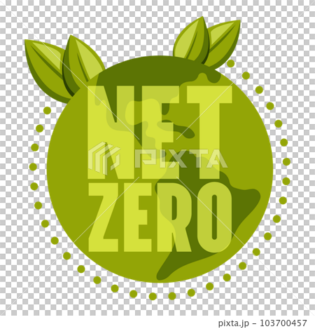 Net zero, planet earth with leaves, CO2 neutral, green vector illustration. Eco friendly isolated sign. Carbon emissions free, no air atmosphere pollution industrial production, environment protection Net zero, planet earth with leaves, CO2 neutral, green vector illustration. Eco friendly isolated sign. Carbon emissions free, no air atmosphere pollution industrial production, environment protection 103700457