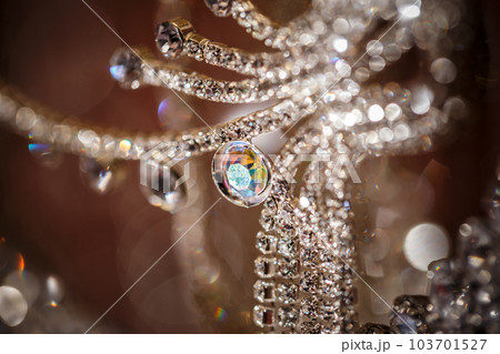 Necklace with stones 103701527