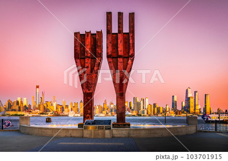 9/11 Memorial Weehawken - Union City and Manhattan, New York 9/11 Memorial Weehawken - Union City and Manhattan, New York 103701915
