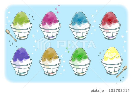 カキ氷セット　フレーバー 103702314