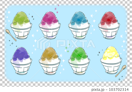 カキ氷セット　フレーバー 103702314