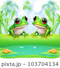 AIで生成したカエルのイラスト AIで生成したカエルのイラスト 103704134