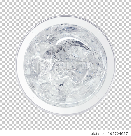 Illustration real of water in a glass 103704637