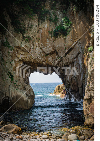四国　高知県　白山洞門の風景 103706294