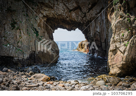 四国 高知県 白山洞門の風景 四国 高知県 白山洞門の風景 103706295
