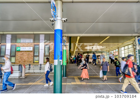 川崎市の都市風景 溝の口駅 川崎市の都市風景 溝の口駅 103709184