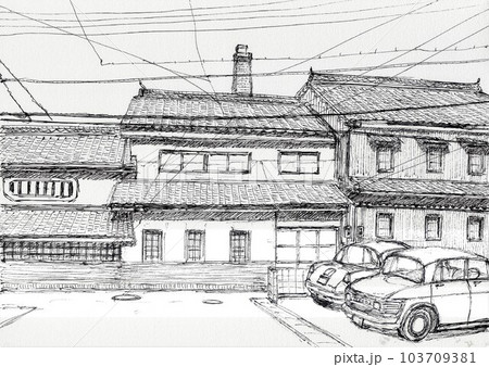 山陰の古い町並み 山陰の古い町並み 103709381