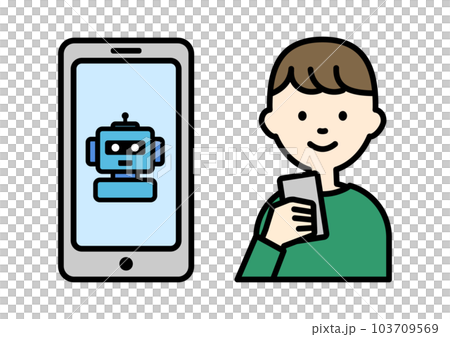 Chat GTP illustration material 103709569