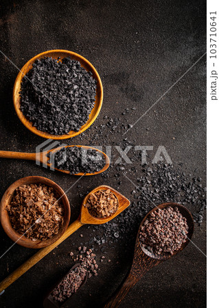 Assorted gourmet salts 103710641