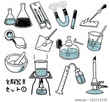 実験器具セット①単色 実験器具セット①単色 103711545