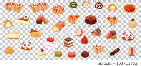 Cake illustration material 103711752