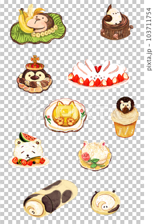 animal cake 103711754