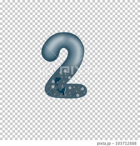 Number set element. Illutration. 103712888