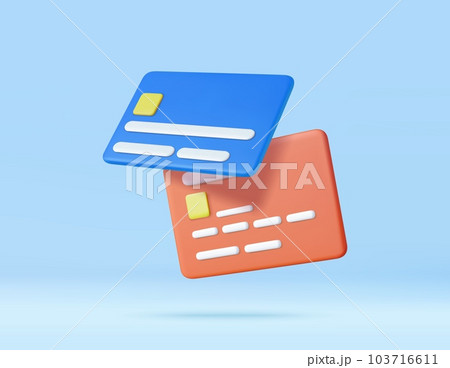 3D credit card 103716611