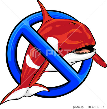 Killer Whale or Orca vector illustration design 103716993