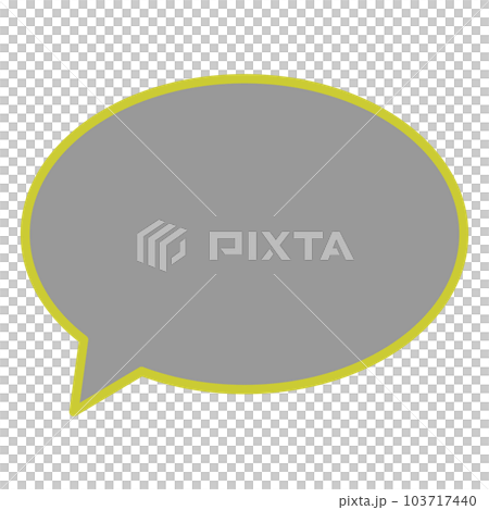 シンプルで使いやすい吹き出し シンプルで使いやすい吹き出し 103717440