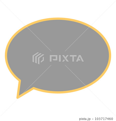 シンプルで使いやすい吹き出し 103717460