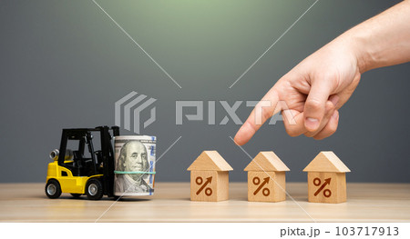 Choosing the best mortgage loan terms for real estate purchase. Financial goals and aspirations of becoming a homeowner. Navigating mortgage market. Exploring different options, comparing rates offers Choosing the best mortgage loan terms for real estate purchase. Financial goals and aspirations of becoming a homeowner. Navigating mortgage market. Exploring different options, comparing rates offers 103717913