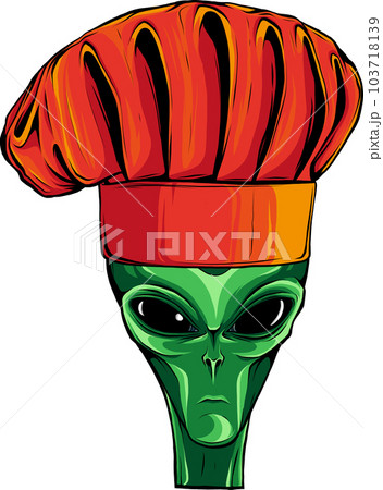 Alien head. vector illustration design of extraterrestrial humanoid Alien head. vector illustration design of extraterrestrial humanoid 103718139