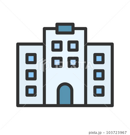 Hotel icon vector image. 103723967