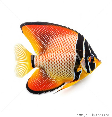 Butterfly fish isolated. Illustration AI Generative 103724478