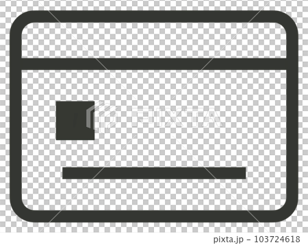 クレジットカードのアイコン クレジットカードのアイコン 103724618