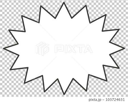 Spiky Bubble Yellow And Orange Explosive Speech Bubble Transparent PNG