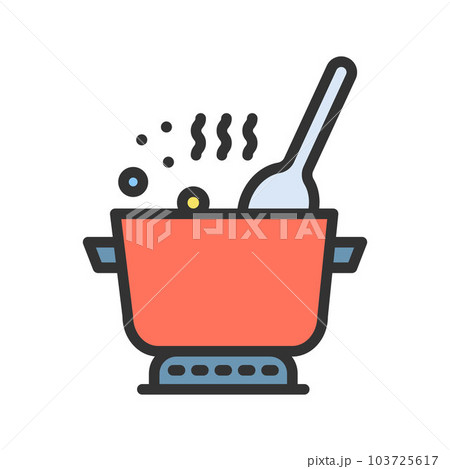 Cooking icon vector image. 103725617