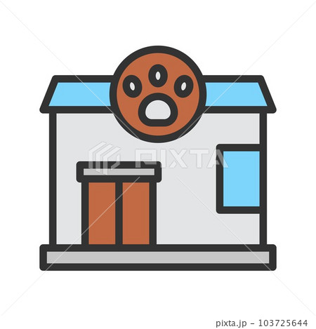 Clinic icon vector image. Clinic icon vector image. 103725644