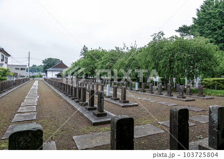 水戸勤王殉難志士を祀る回天神社境内にある水戸藩士の墓 103725804
