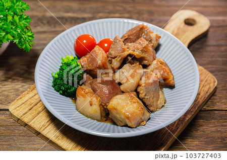 角切り豚肉のチャーシュー 103727403