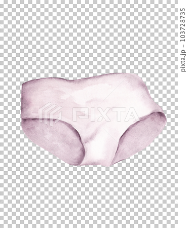 Women's panties. Watercolor illustration 103728735