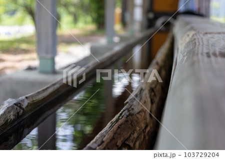道の駅みなかみ水紀行館の足湯 道の駅みなかみ水紀行館の足湯 103729204
