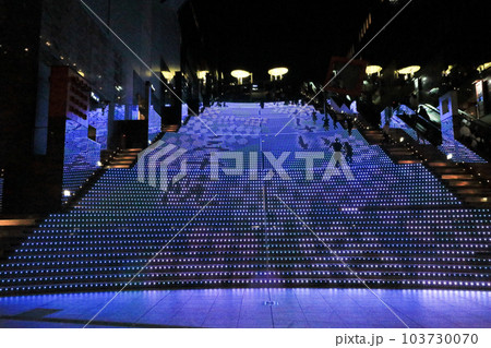 京都駅構内大階段イルミネーション 103730070