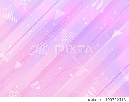 グラデーション ピンク色 紫色 女性 背景素材 バックグラウンド 背景画像 ポップ ドット 103730518