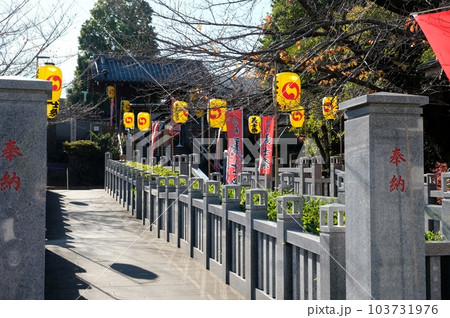 着々と義士際の準備が整う泉岳寺 103731976